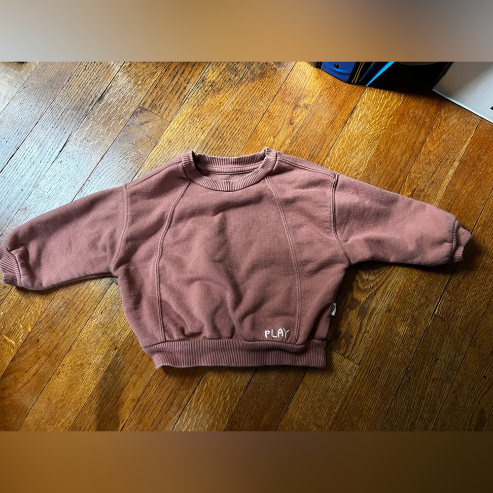 Easy-Peasy Brown PLAY Sweatshirt